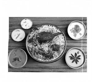 Soya chaap biryani