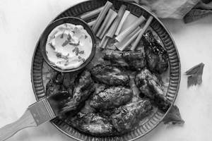 Bbq Chicken Wings 6 Pc