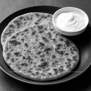 Aloo Paratha With Curd