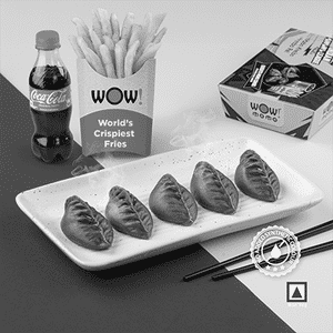 Chicken Knights Steam Momo 5pcs+Regular OG Fries+Coke 250ml