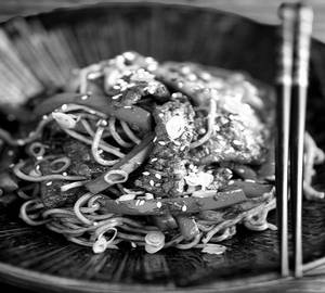 Beef Schezwan noodles