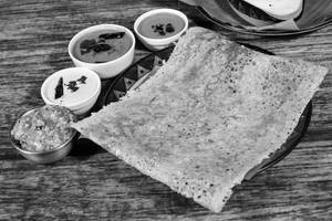 Jain Rava Masala Dosai