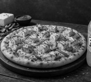 Paneer Pizza With Beverage