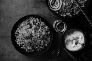 Veg Dum Biryani (served With Raita)