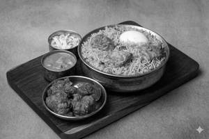 Chicken Biryani & Chicken 65 Combo (full)