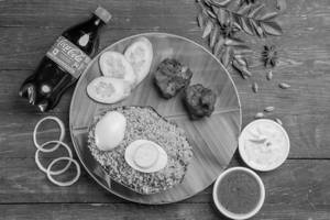 Egg Biriyani With Kebab (2 Pcs ) + 200 Ml Coke