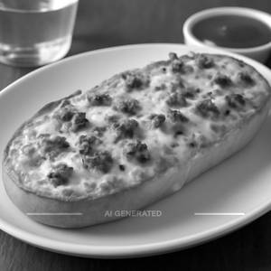 Super Cheese Garlic Bread Non Veg
