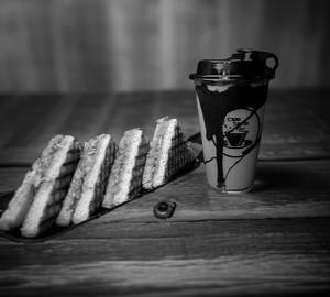 Corn Masala Sandwich + Cold Coffee