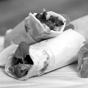 Mutton Bhuna Roll (1 Piece)