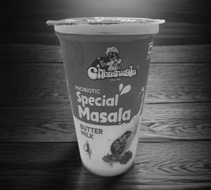 Special masala buttermilk glass