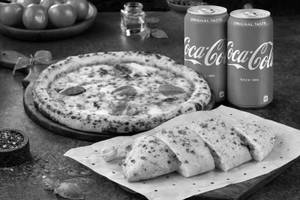 2 Pizza + Garlic Bread + 2Beverage
