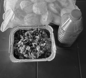 Pani Puri With Potato Chana Masala