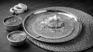 Open Butter Masala Dosa