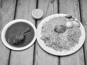 Chicken Biryani With Chicken Chaap Pepsi