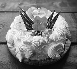 White Forest Cake
