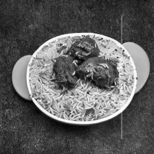 Fat Free Brown Rice  Mutton Biryani