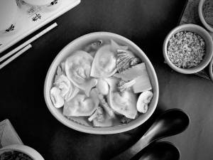 Veg Wonton Soup