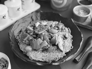 Veg Pan Fried Noodles