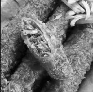 Veg Kurkure Spring Roll