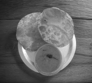 2 poori with sambhar