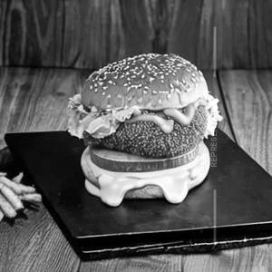 Crispy chicken surprise burger