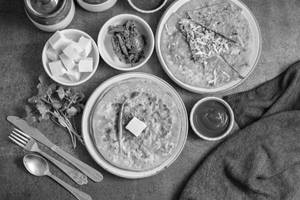 1 paneer paratha and raita