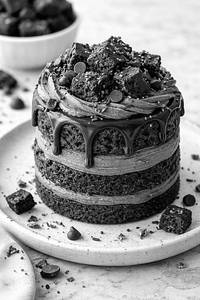 Mini Brownie Cake