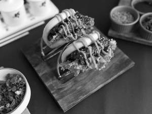Korean Chicken Open Bao