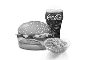 Grilled Chicken & Cheese Corn Cup Meal (M)