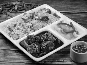 Chicken Rice & Chilli Chicken