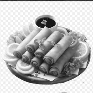 Veg Spring Rolls [4 pcs]