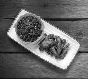 Crackling Spinach Chicken