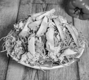 Egg & Chicken Chow Mein (hakka)