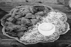 Chicken Biryani + Chicken 65 [l]