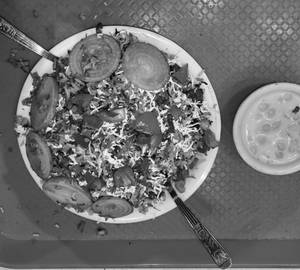 Veg pulao with raita