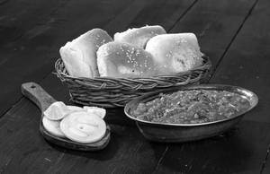 Pav bhaji with butter