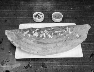 Onion Rava Masala Dosa
