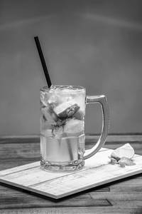 Green apple mojito