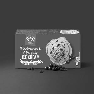 Kwality Wall's Blackcurrant & Raisins Ice cream Party Pack 700ml