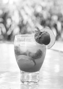Strawberry soda