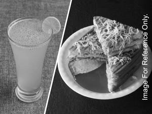 Veg Grilled Sandwich +Beetroot Juice