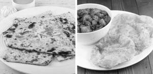 Aloo Paratha With Curd