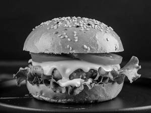 Cheezy Veg Jackfruit Burger