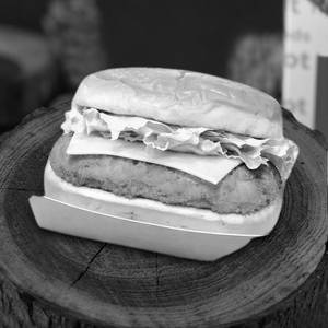 Paneer Fried Burger