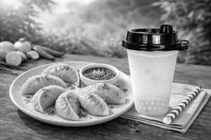 Beef Momo + Lychee Love