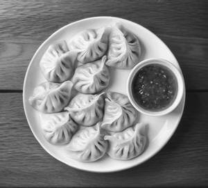 Chicken Cheese Momos Steamed