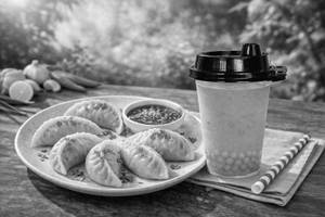 Pork Momo + Guava Luscious