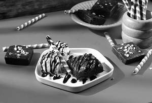 Choco Brownie Fudge Sundae