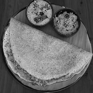 Ghee karam dosa