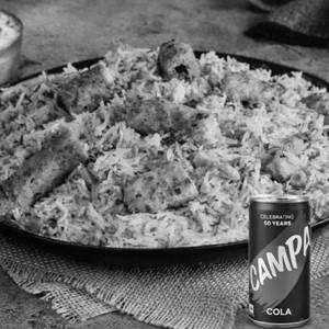 Hyderabadi Chicken Seekh Biryani + Drink Combo